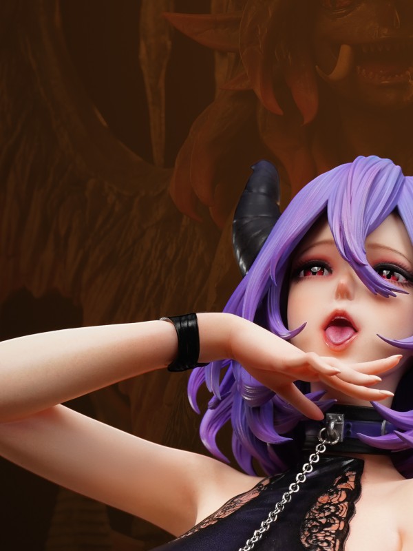ShengGe Studio Vermeil in Gold Succubus Vermeil Hot Sexy 1/4 Statue